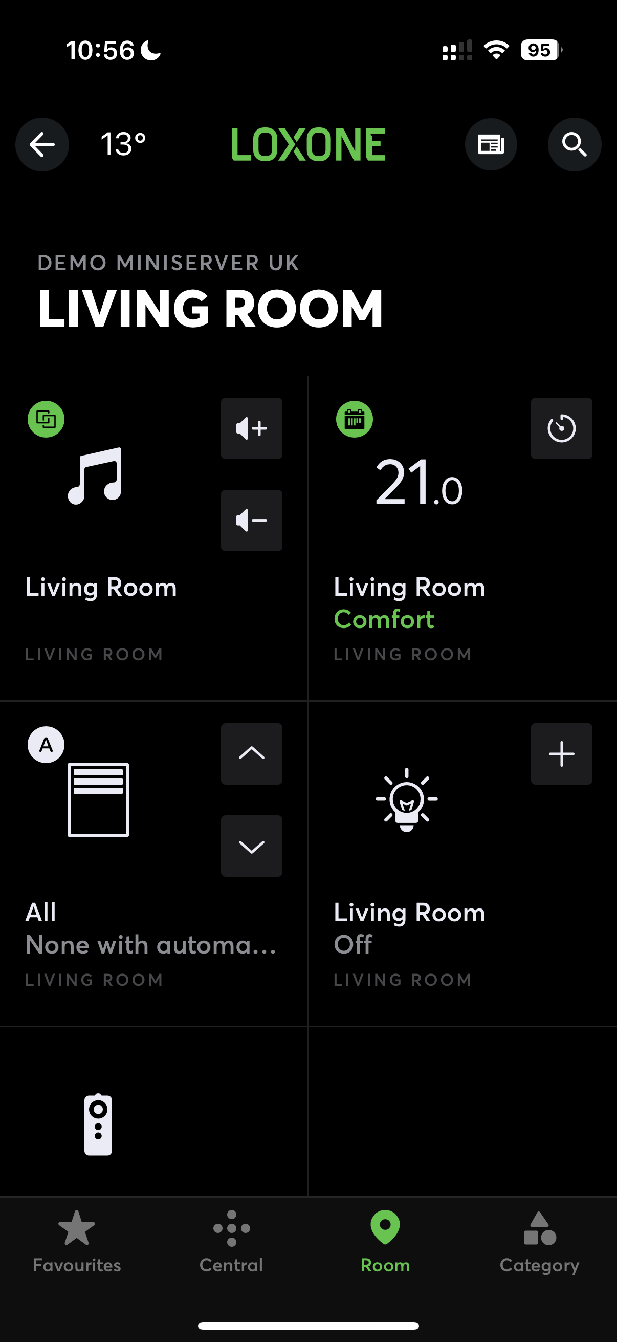 Mobile app interface